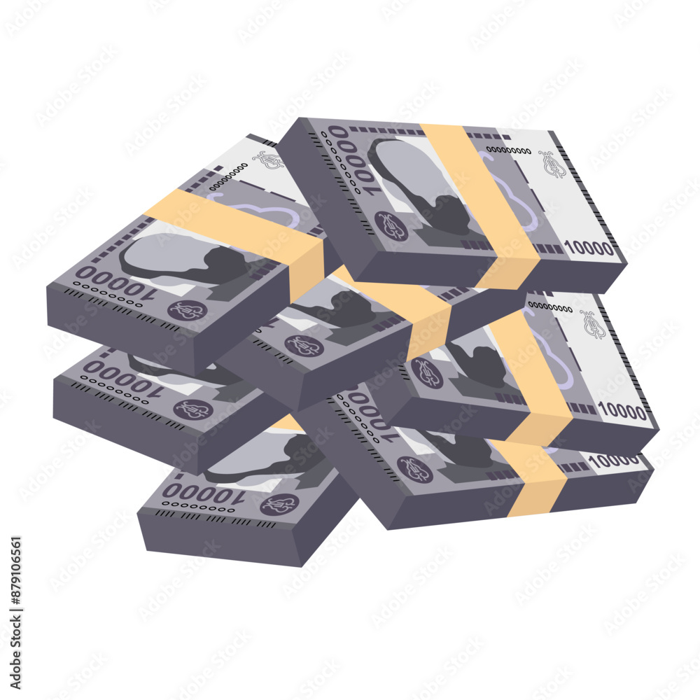 Armenian Dram Vector Illustration. Armenia, Artsakh money set bundle ...