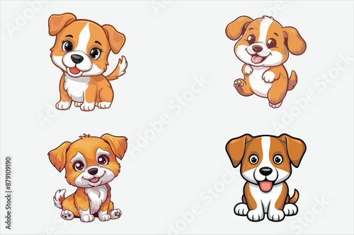set of puppies