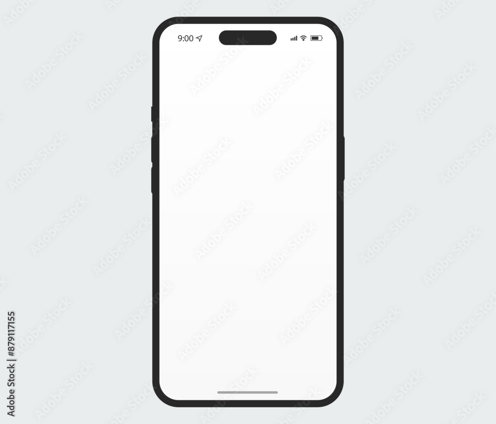 Phone mockup. Smart phone mockup front view. Mobile phone or Smartphone device design. Phone mockup. Smart phone mockup front view. Mobile phone or Smartphone device design.