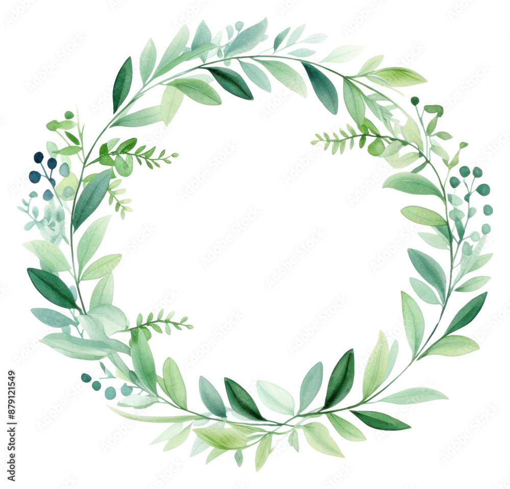 PNG Green leaf circle border pattern wreath plant. PNG Green leaf circle border pattern wreath plant.