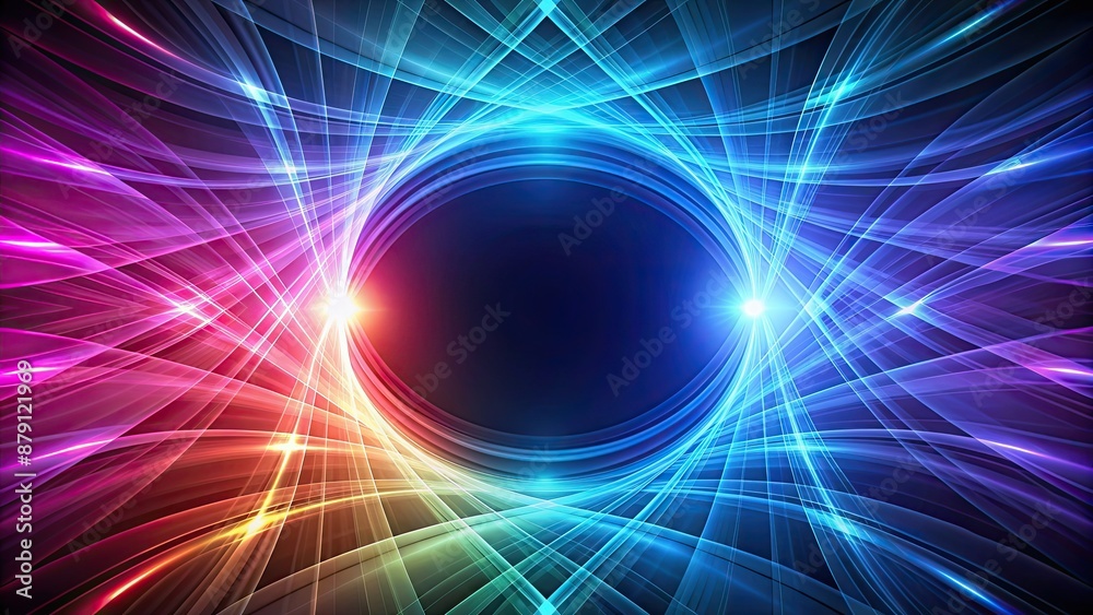Obraz premium Abstract background with a never-ending loop, , rendering, infinite, abstract, background, design, pattern, motion