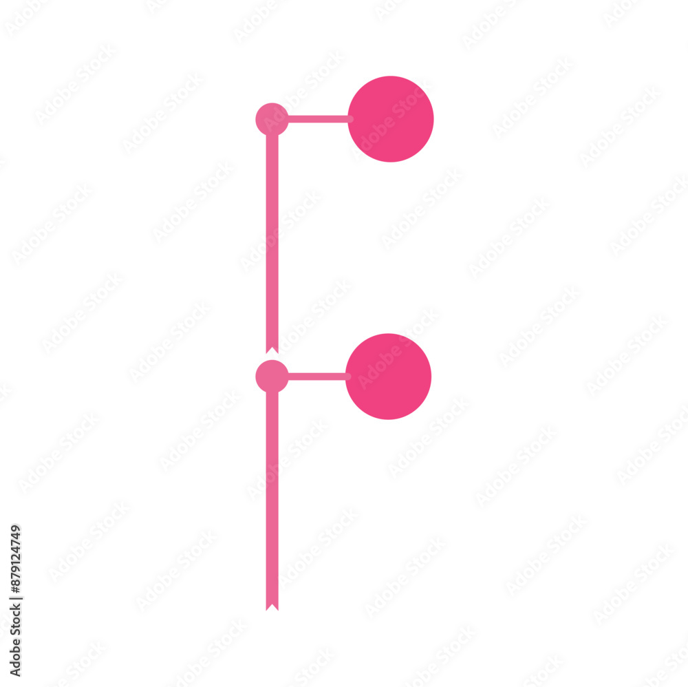Timeline infographic element Timeline infographic element