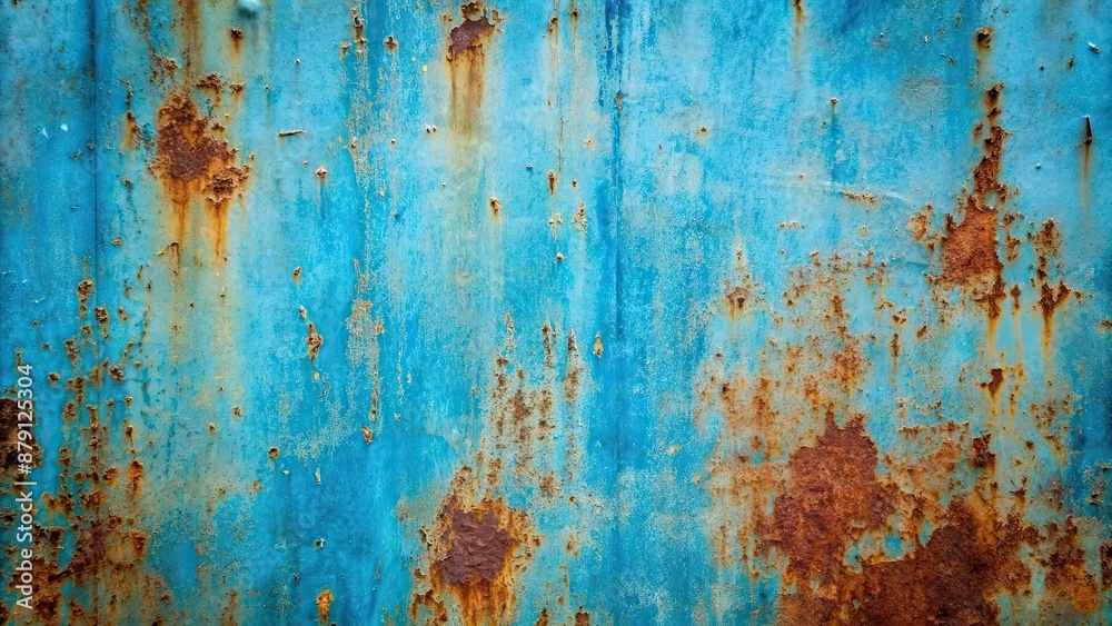 Blue painted rusty metal texture background, rust, aged, corroded, weathered, distressed, worn, vintage, grunge, industrial Blue painted rusty metal texture background, rust, aged, corroded, weathered, distressed, worn, vintage, grunge, industrial