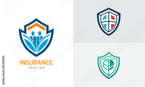 Free Download Insurance company logo illustration set - GFXLoad