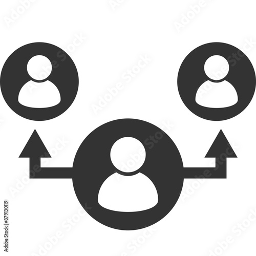 Referral Flat Icon
