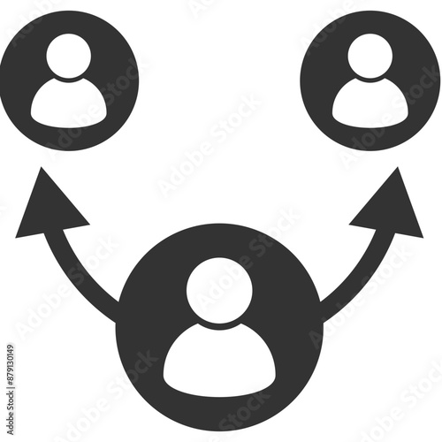 Referral Flat Icon