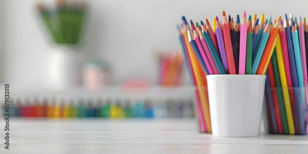 Organized School Supplies for the Upcoming Academic Year. Concept Back to School, School Organization, Academic Supplies, Study Essentials, Classroom Preparation Organized School Supplies for the Upcoming Academic Year. Concept Back to School, School Organization, Academic Supplies, Study Essentials, Classroom Preparation