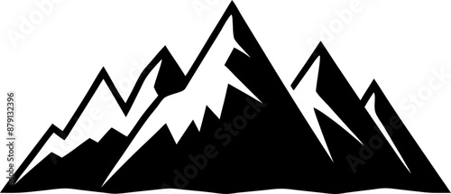 silhouette of a mountain range