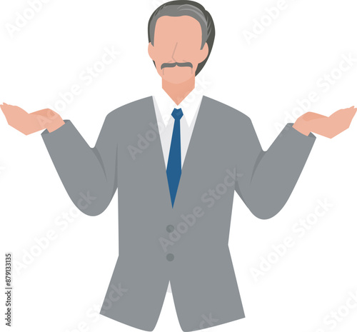 比較検討をする経営者の男性