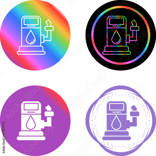 Gas Station Vector Icon