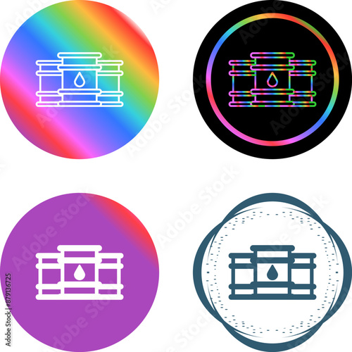 Oil Industry Vector Icon