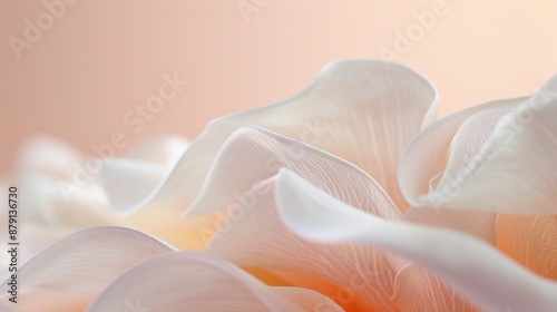 Close-up of freesia petals, soft-focus spring meadow backdrop, fresh morning light, evoke fragrance, delicate and refreshing composition.