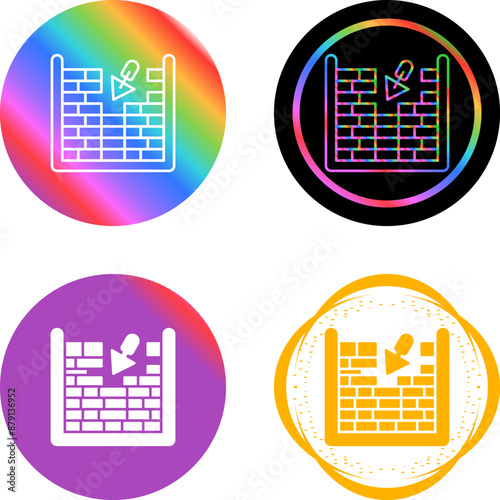 Masonry Vector Icon