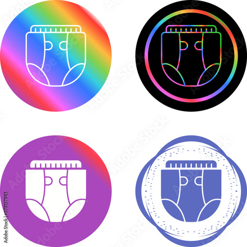 Diaper Vector Icon