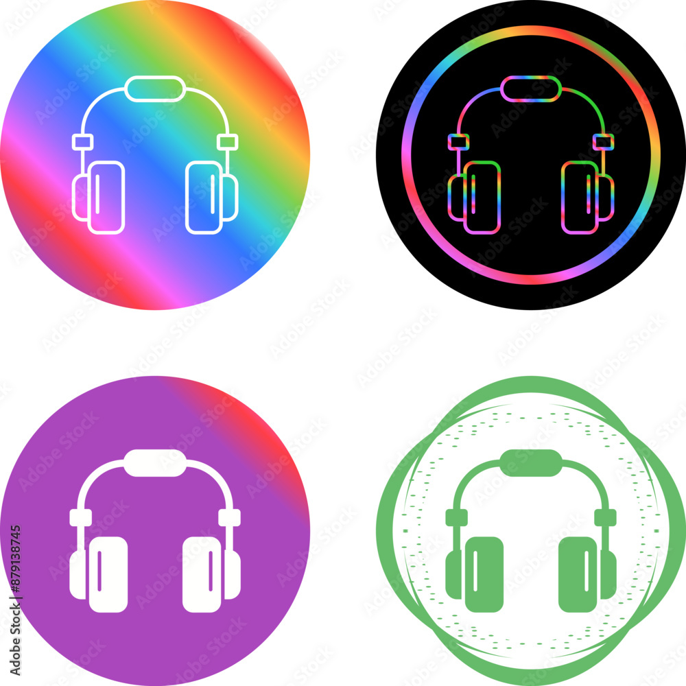 Headphone Vector Icon Headphone Vector Icon