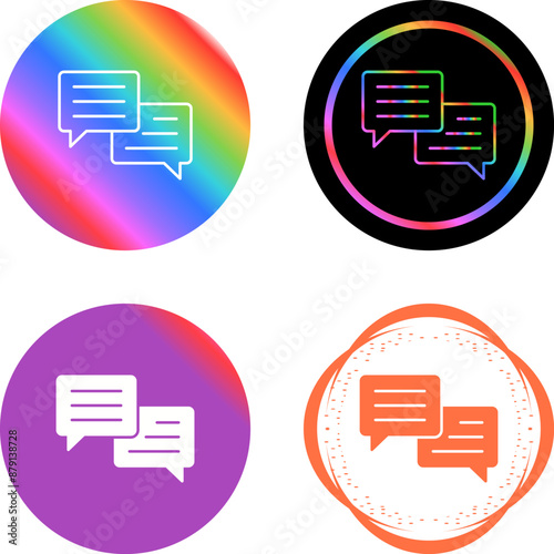 Chat Vector Icon
