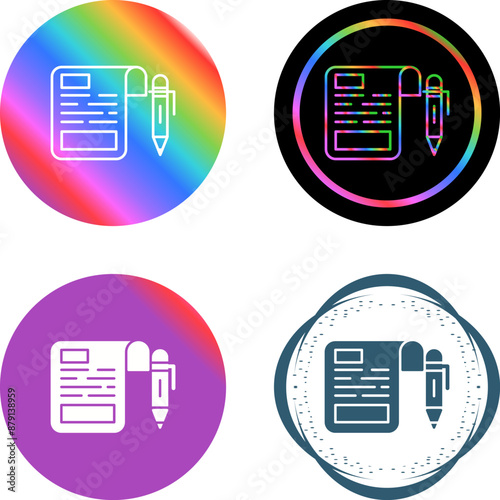 Agreement Vector Icon