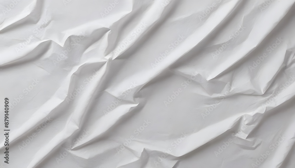 Abstract Wrinkles on a White Background Abstract Wrinkles on a White Background