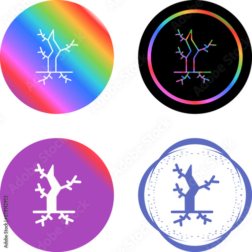 Dead Tree Vector Icon