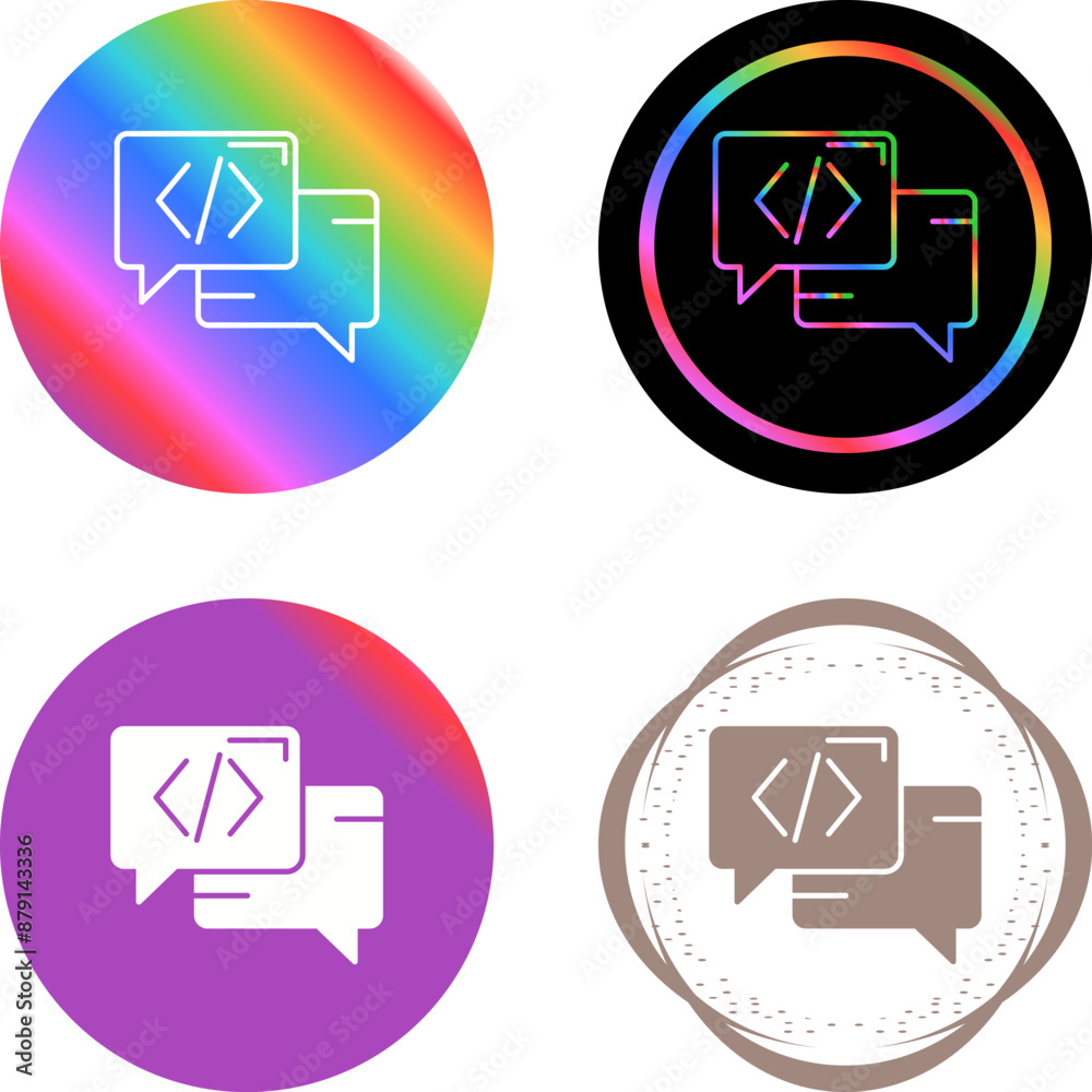 Conversation Vector Icon