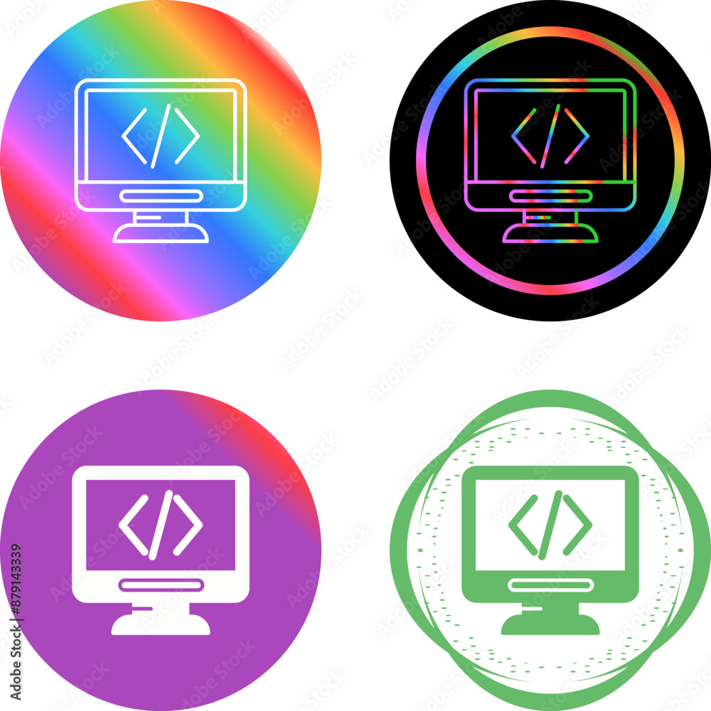 Lcd Vector Icon Lcd Vector Icon