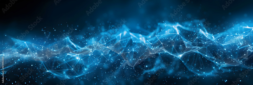 Abstract digital background. Technological processes, neural networks Abstract digital background. Technological processes, neural networks