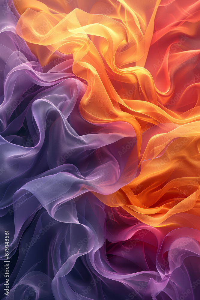 Fototapeta premium Tranquil Abstract Gradient Art