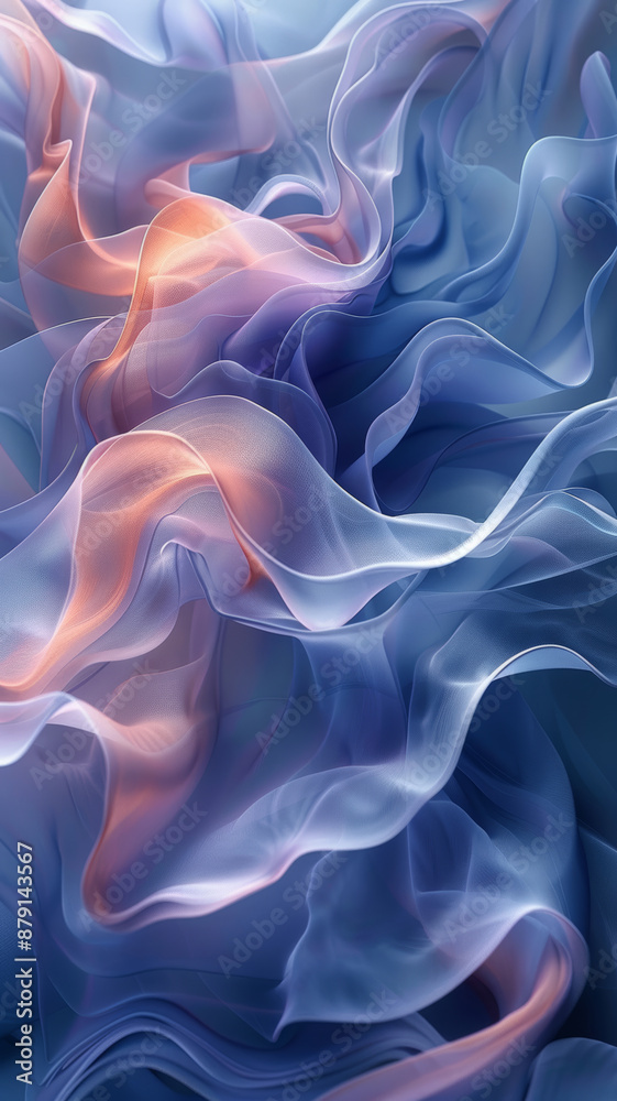 Obraz premium Abstract Serenity in Soft Gradients