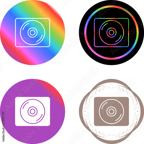 CD Vector Icon