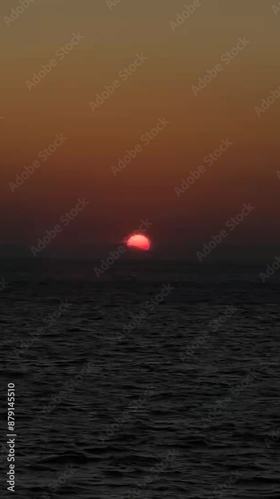 Golden Sunset Journey Over the Open Sea Golden Sunset Journey Over the Open Sea