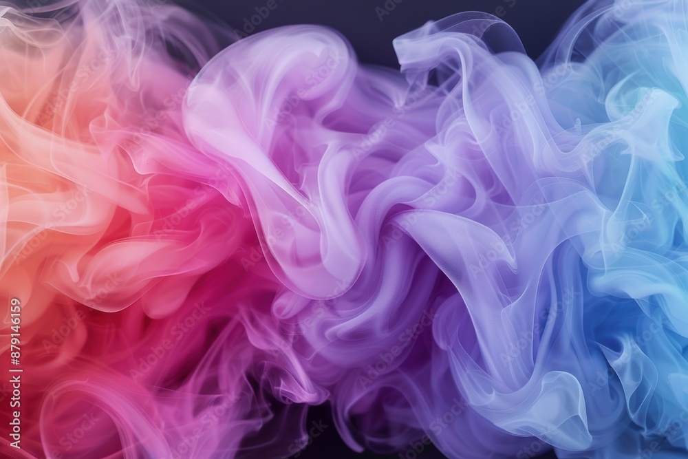 Colorful smoke swirls and patterns Colorful smoke swirls and patterns