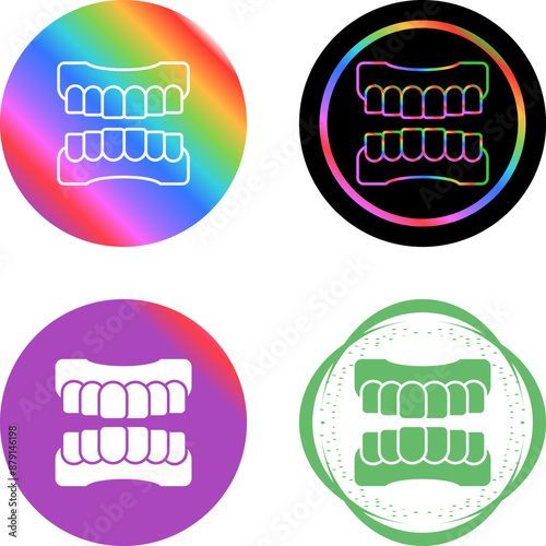 Denture Vector Icon