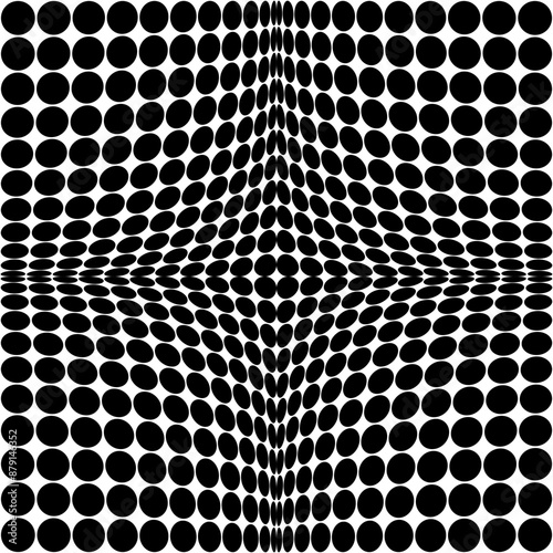 Seamless black and white pa...
