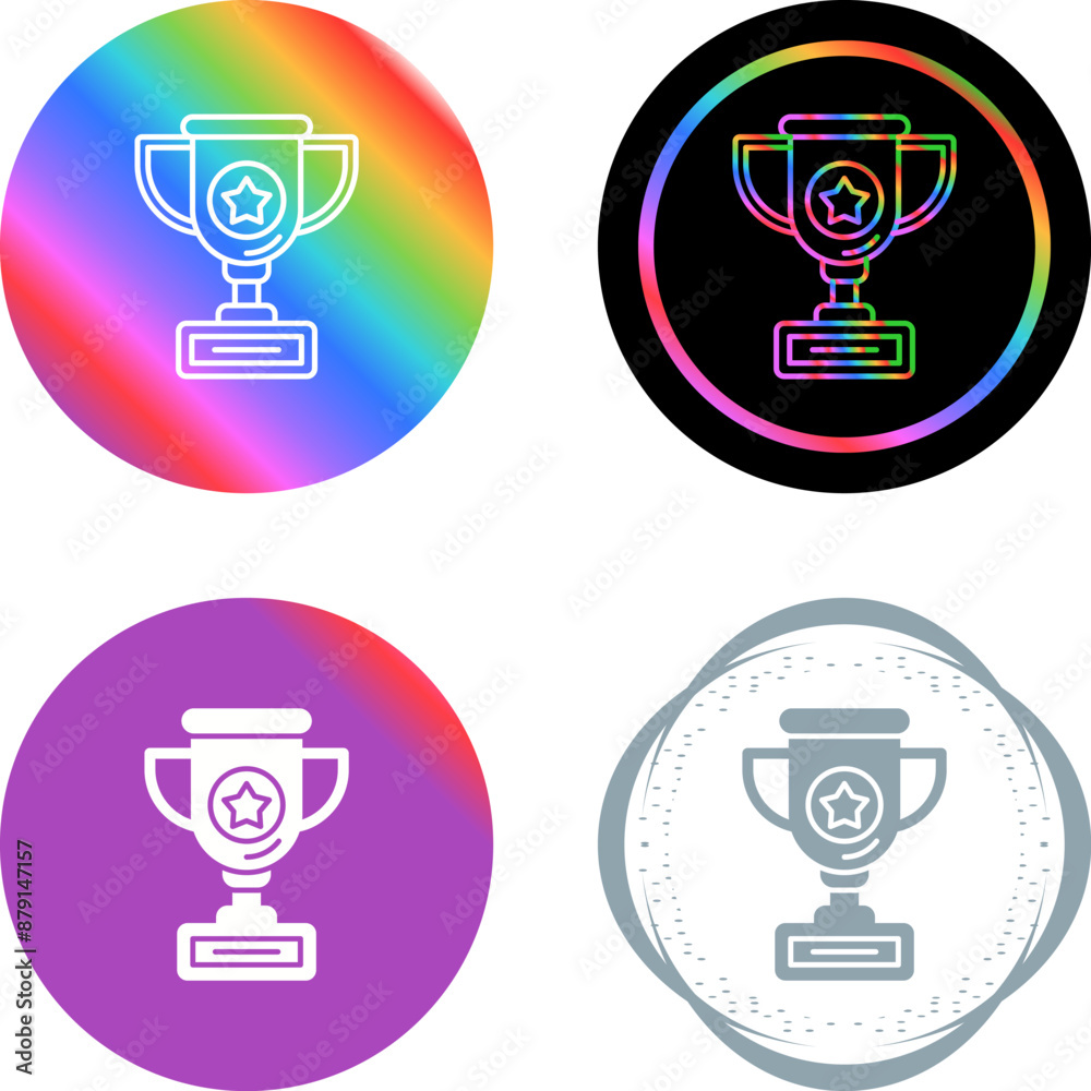 Trophy Vector Icon Trophy Vector Icon