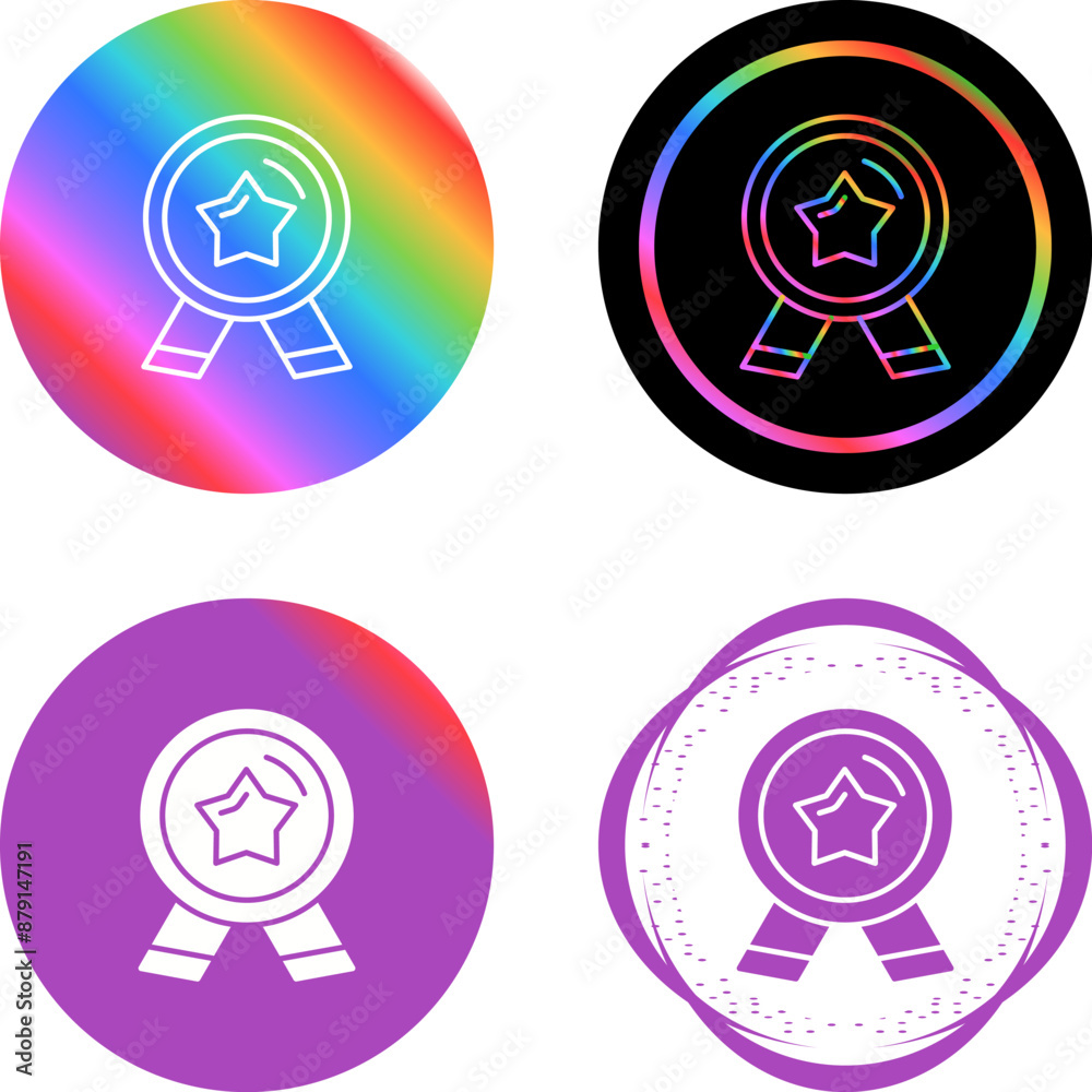 Medal Vector Icon Medal Vector Icon