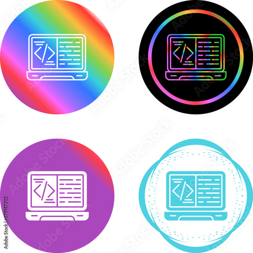 Coding Vector Icon