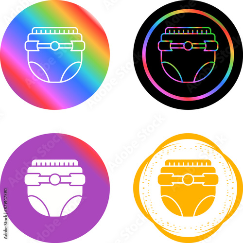 Diaper Vector Icon