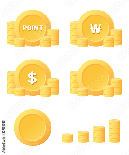 골드 동전 시트