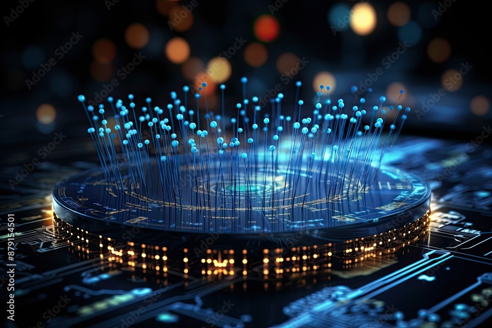 Technology Concept Background Deep Learning as a specialized form of machine learning that uses neural networks Technology Concept Background Deep Learning as a specialized form of machine learning that uses neural networks