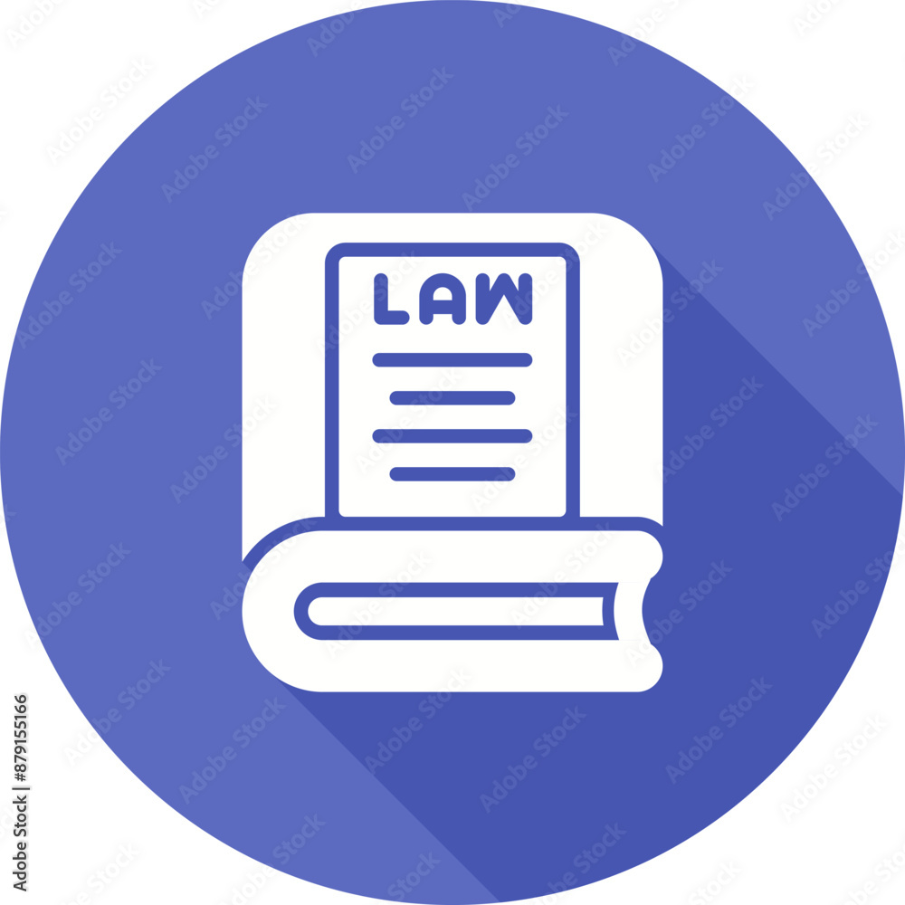 Law Book Vector Icon Law Book Vector Icon