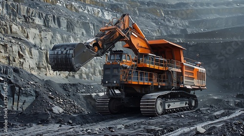 Giant Excavator at Work