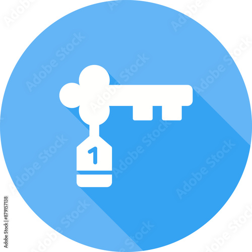 Door Key Vector Icon