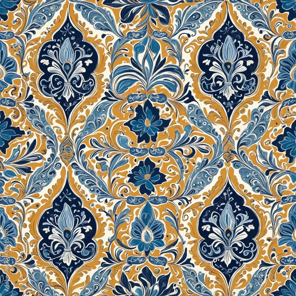 Vibrant Mediterranean Pattern Vibrant Mediterranean Pattern