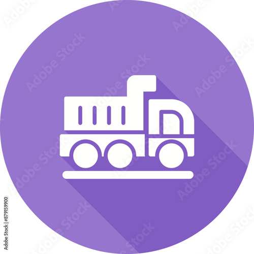 Dump Truck Vector Icon