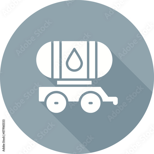 Tanker Truck Vector Icon