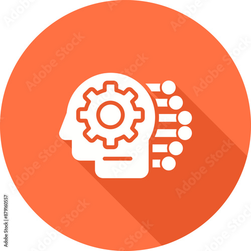 Machine Learning Vector Icon