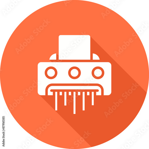 Document Cut Vector Icon