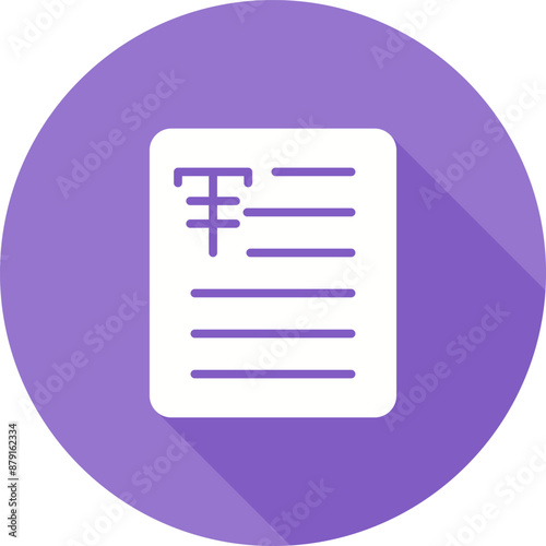 Document Strikethrough Vector Icon