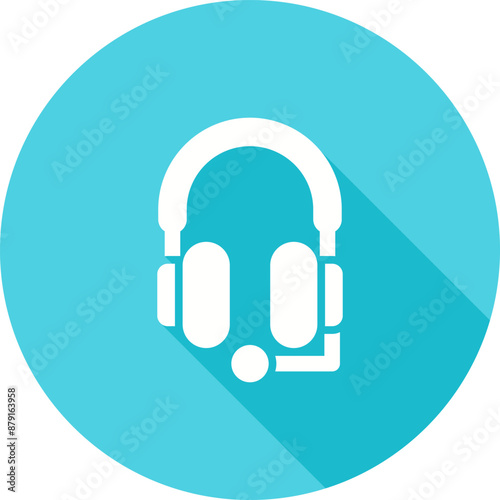 Studio Headphones Vector Icon