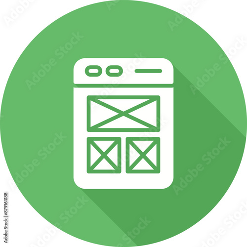Wireframing Vector Icon